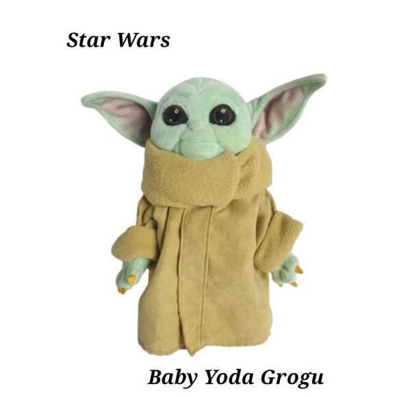 Star Wars Disney Mandalorian Baby Yoda Grogu 11" Plush Toy - Picture 1 of 8